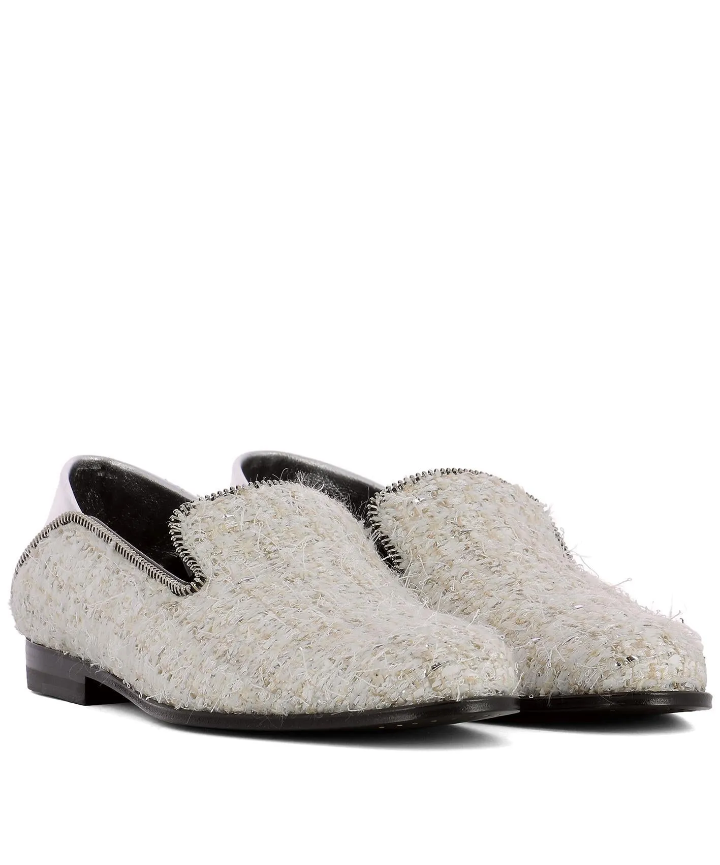Alexander McQueen Tweed Loafers