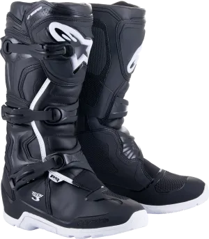 ALPINESTARS Tech 3 Enduro Waterproof Boots - Black/White - US 9/EU 43 2013324-12-9