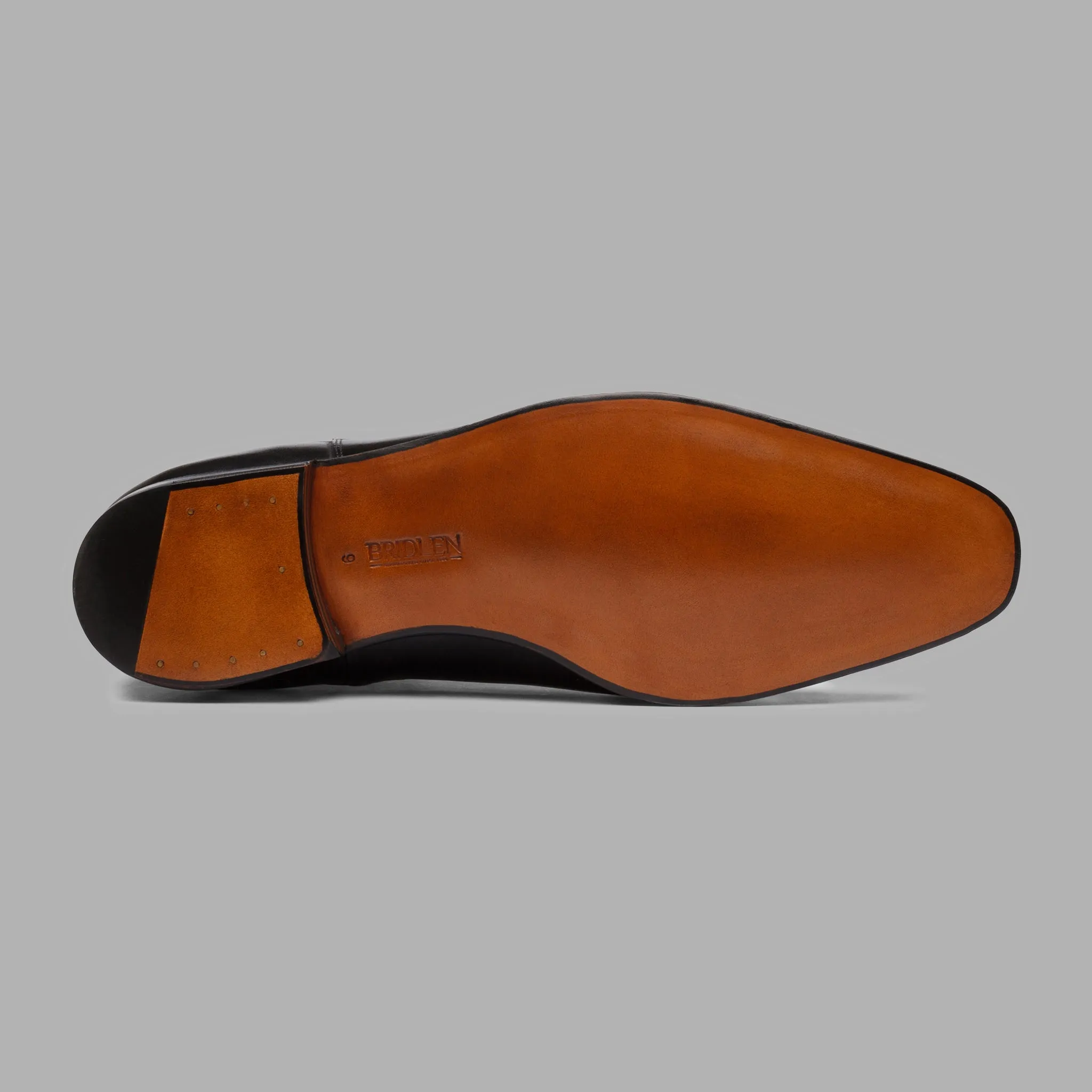 Chelsea Boot in Black Box Calf Leather