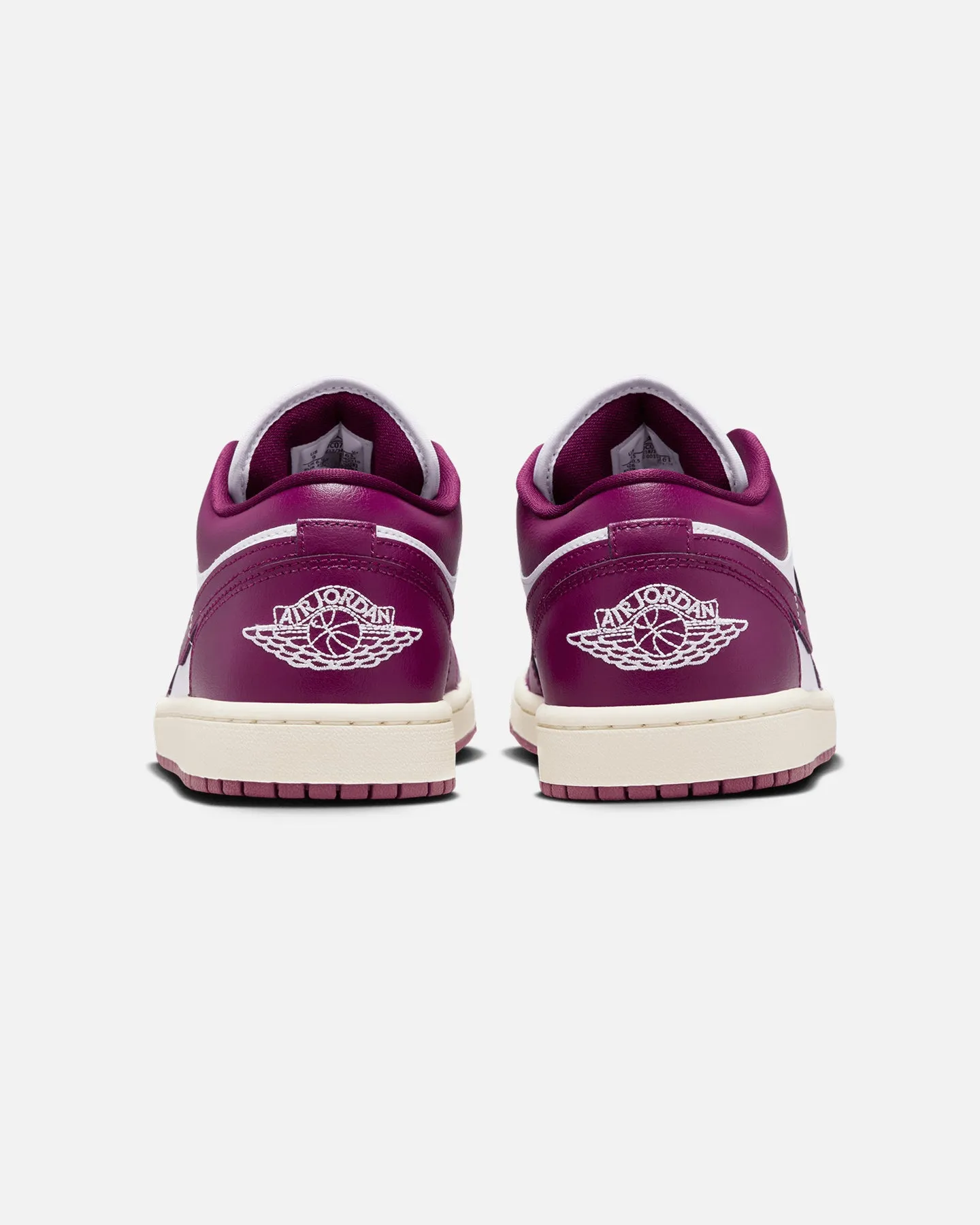 Jordan Women's Air Jordan 1 Low "Fireberry" White/Bordeaux