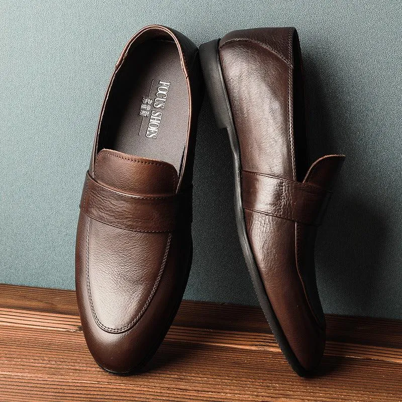Men's Casual Soft Leather Moccasin Shoes
