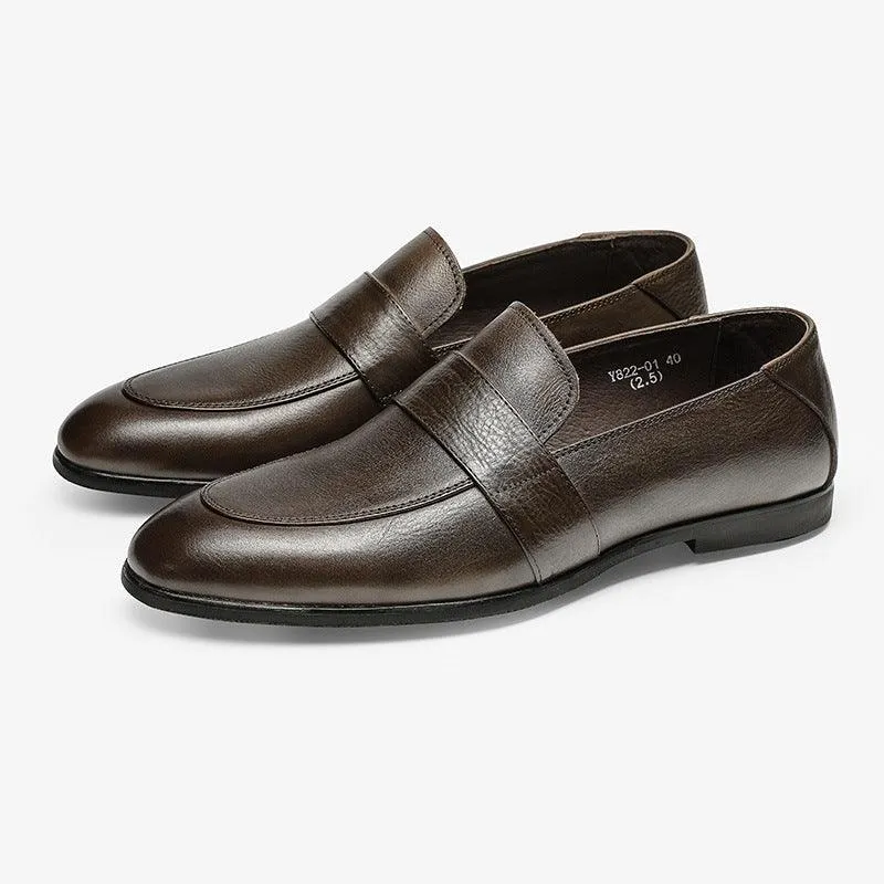 Men's Casual Soft Leather Moccasin Shoes