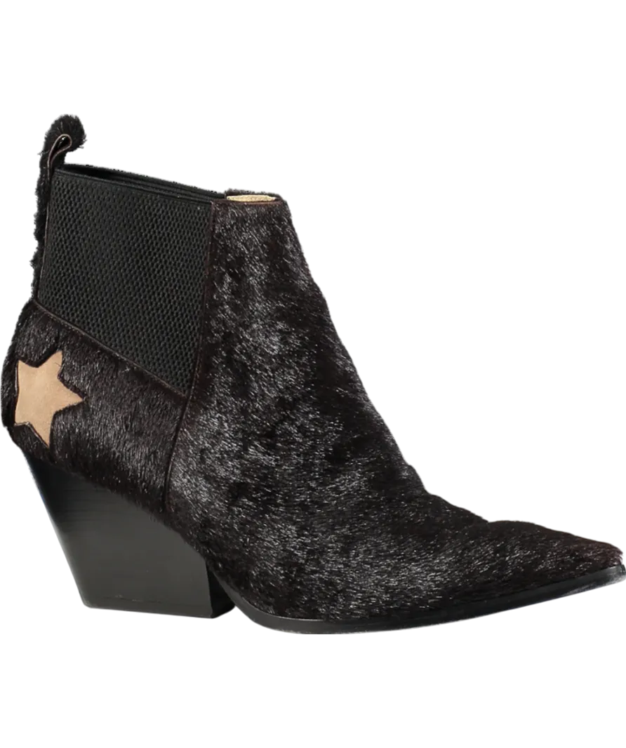 Rosamund Muir Brown Felixa Star Cowboy Ankle Boots UK 8 EU 41 