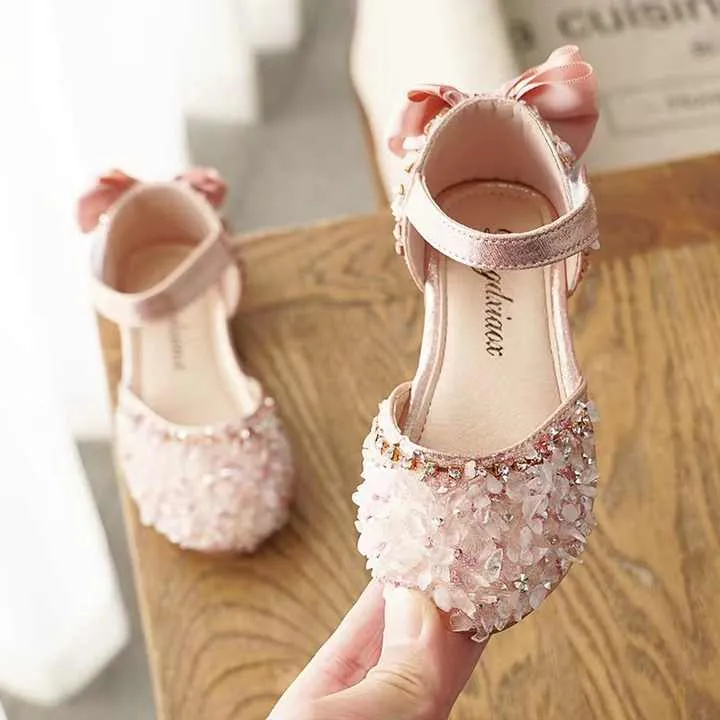 Summer New Rhinestone Soft-صنادل صيفية جديدة للبنات