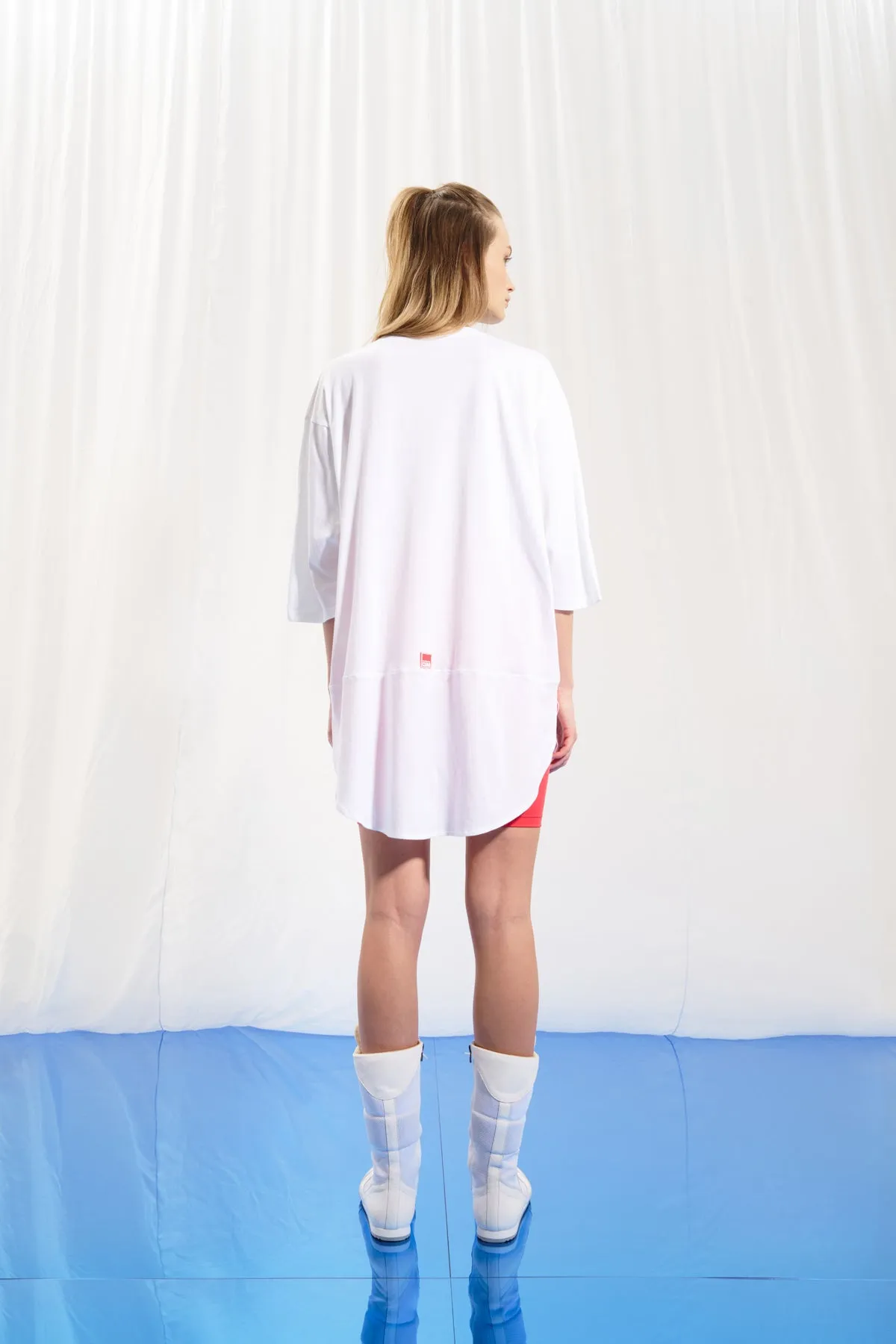 White Leather Sports Boots Balboa